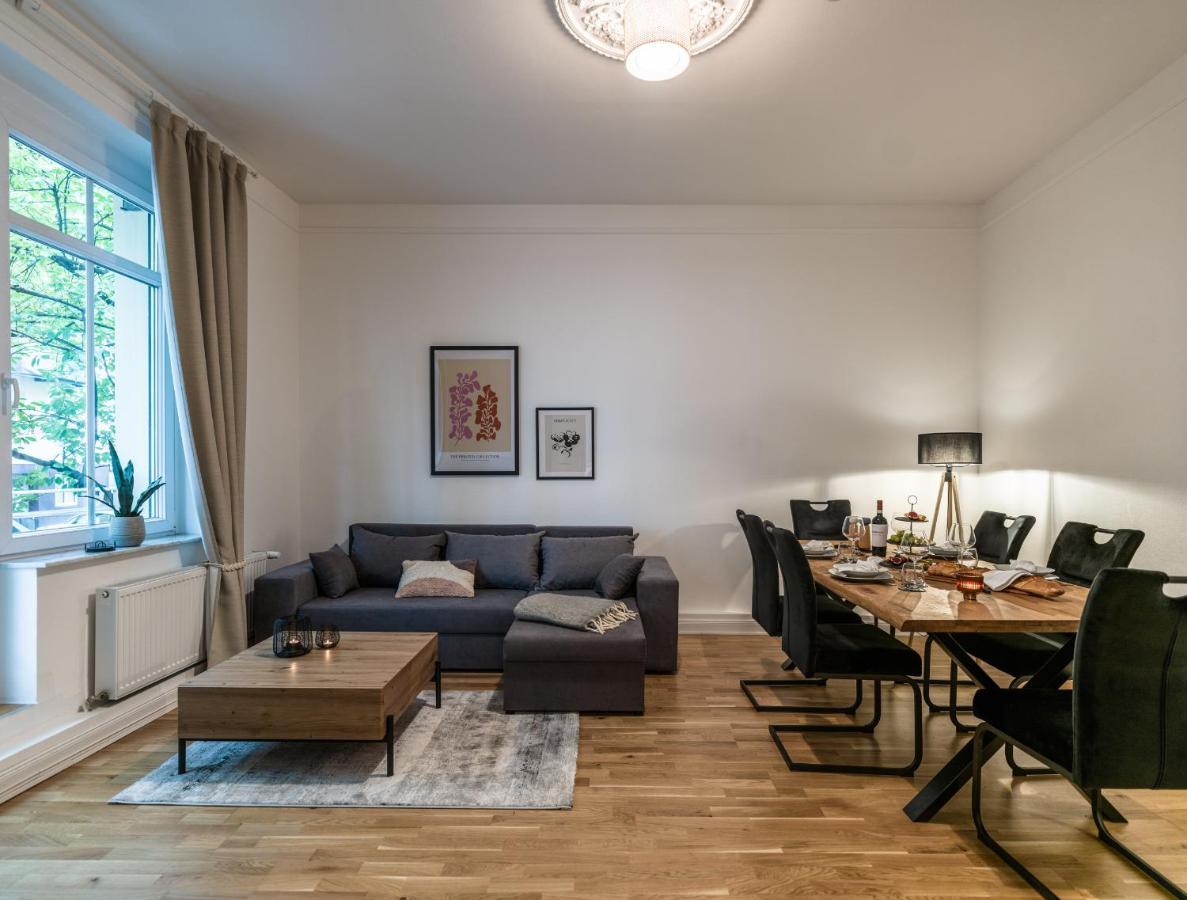 Hochwertige Altbauwohnung Im Modernen Stil In - Kueche - Terrasse - Wlan - Zentral Apartment Wiesbaden